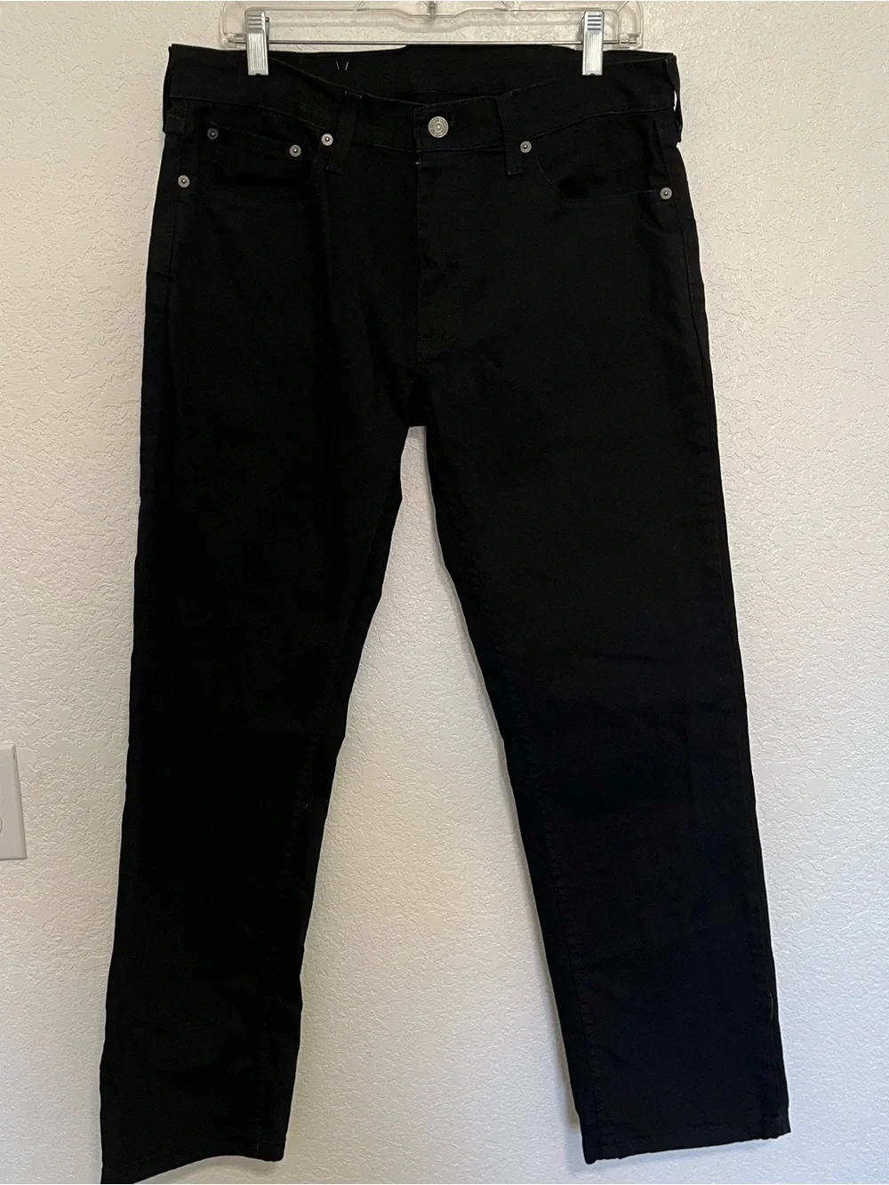Levis 559 Jeans Mens 33X30 Black Relaxed Fit Straight Leg Denim